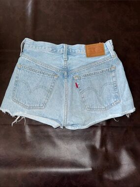 Levi's Light Wash Denim Cutoff Shorts